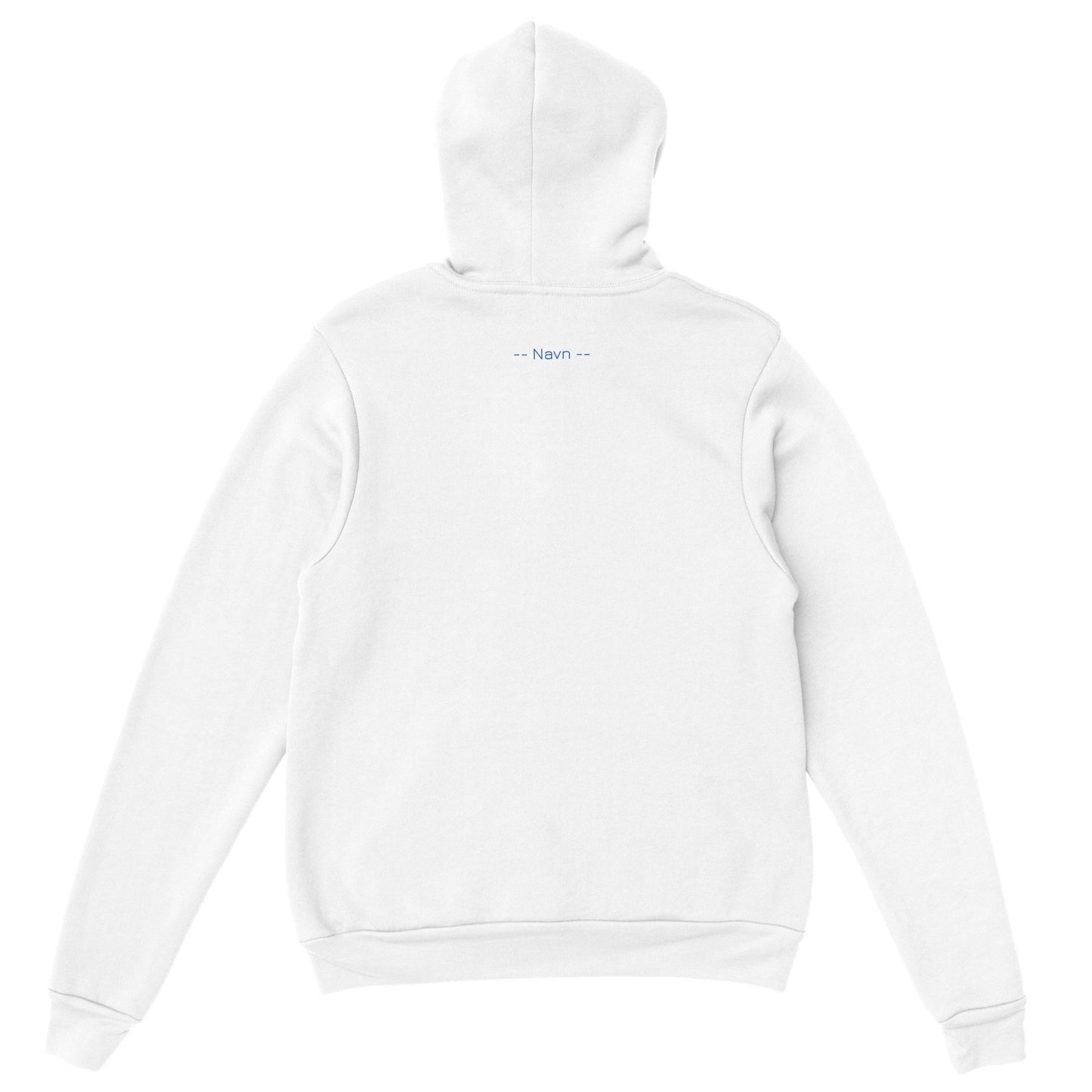 Student 2024 Klassisk Hoodie - Blå Tekst