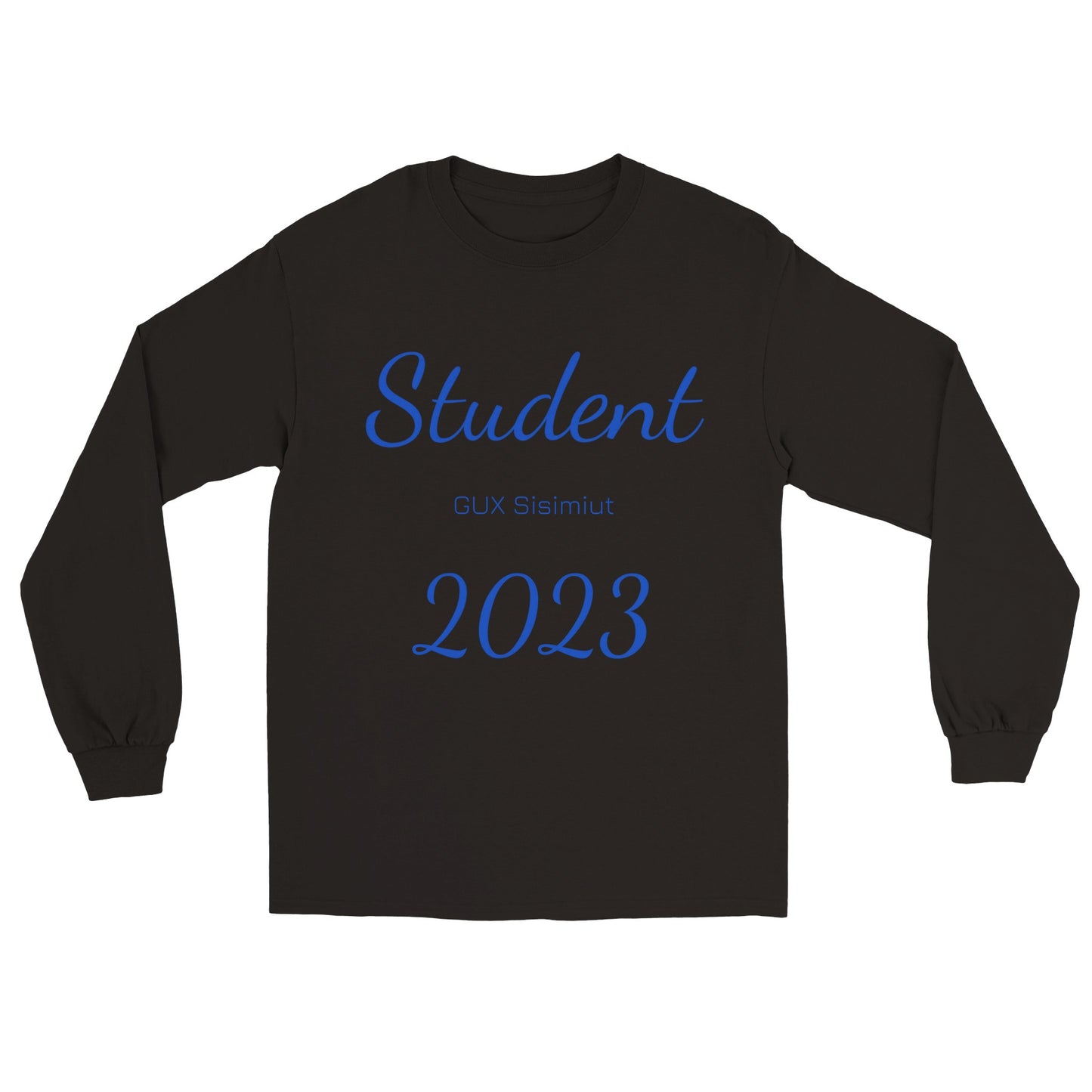 Student 2023 Klassisk Trøje - Blå Tekst