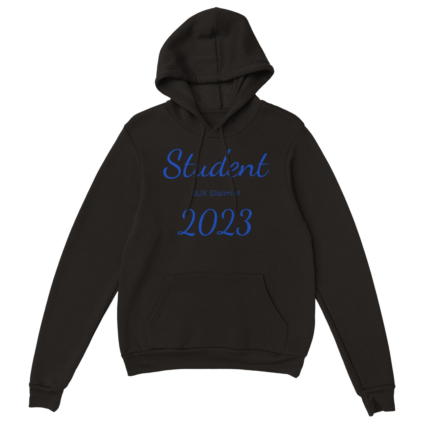Student 2023 Klassisk Hoodie - Blå Tekst